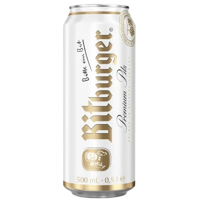Bitburger German Pils 4.8% 12 x 500ml