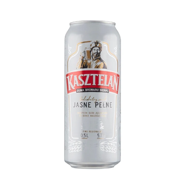 Kasztelan Jasne Pelne 5.6% 24 x 500ml cans
