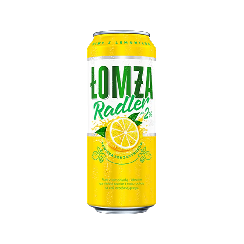 Lomza Lemon Radler 2 % 24 x 500ml cans