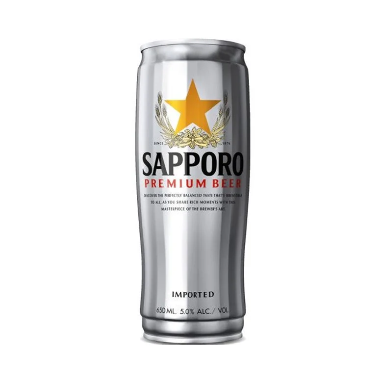Sapporo Premium Japanese Lager 12 x 650ml cans